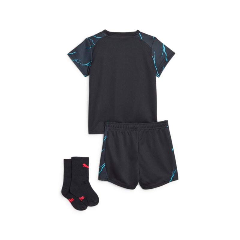 PUMA Manchester City 23/24 Kids Unisex Black Third Babykit - Image 2
